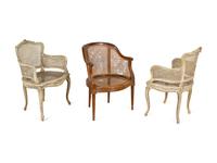Three Louis XV Style Chairs