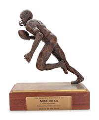 A 1988 Brian Piccolo Leadership Award Presented to Mike Ditka Formerly Displayed at Mike Ditka's Restaurant