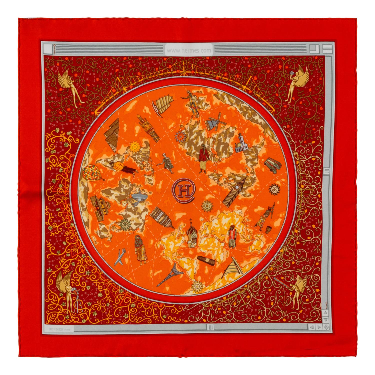 A Group of Three Hermès Scarves