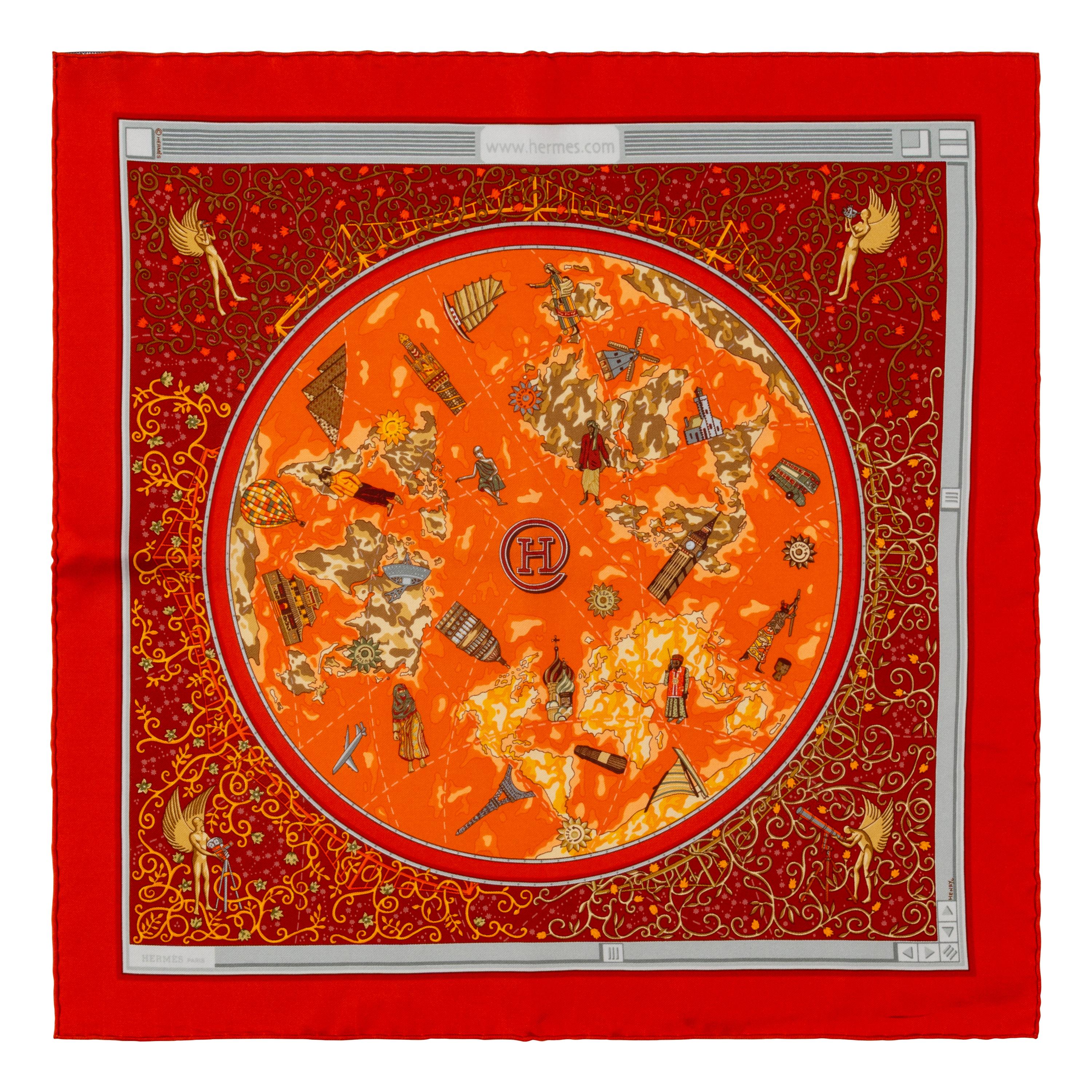 A Group of Three Hermès Scarves