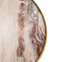 A Pair of French Neoclassical Style Gilt Bronze and Marble Guéridons