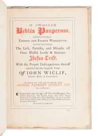 [BIBLES - FACSIMILES]. A group of 5 Bibles in facsimile, comprising: