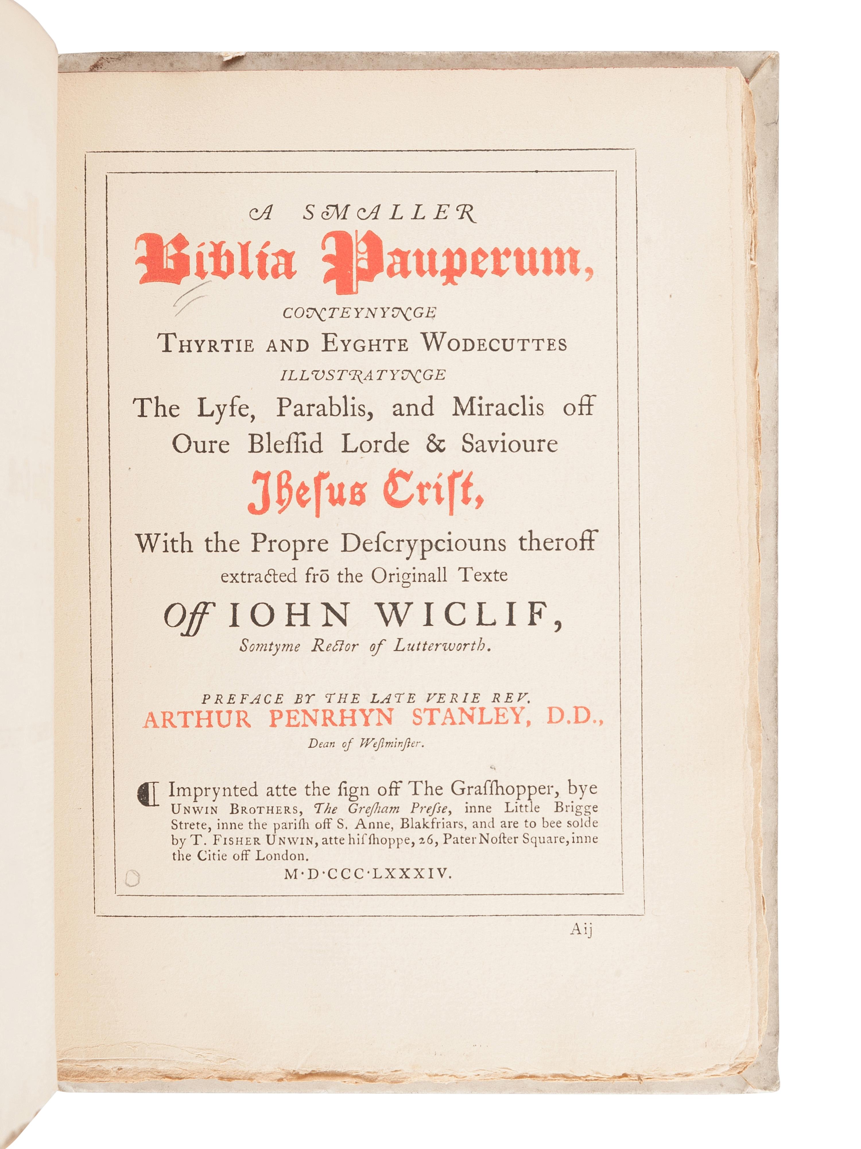 [BIBLES - FACSIMILES]. A group of 5 Bibles in facsimile, comprising:
