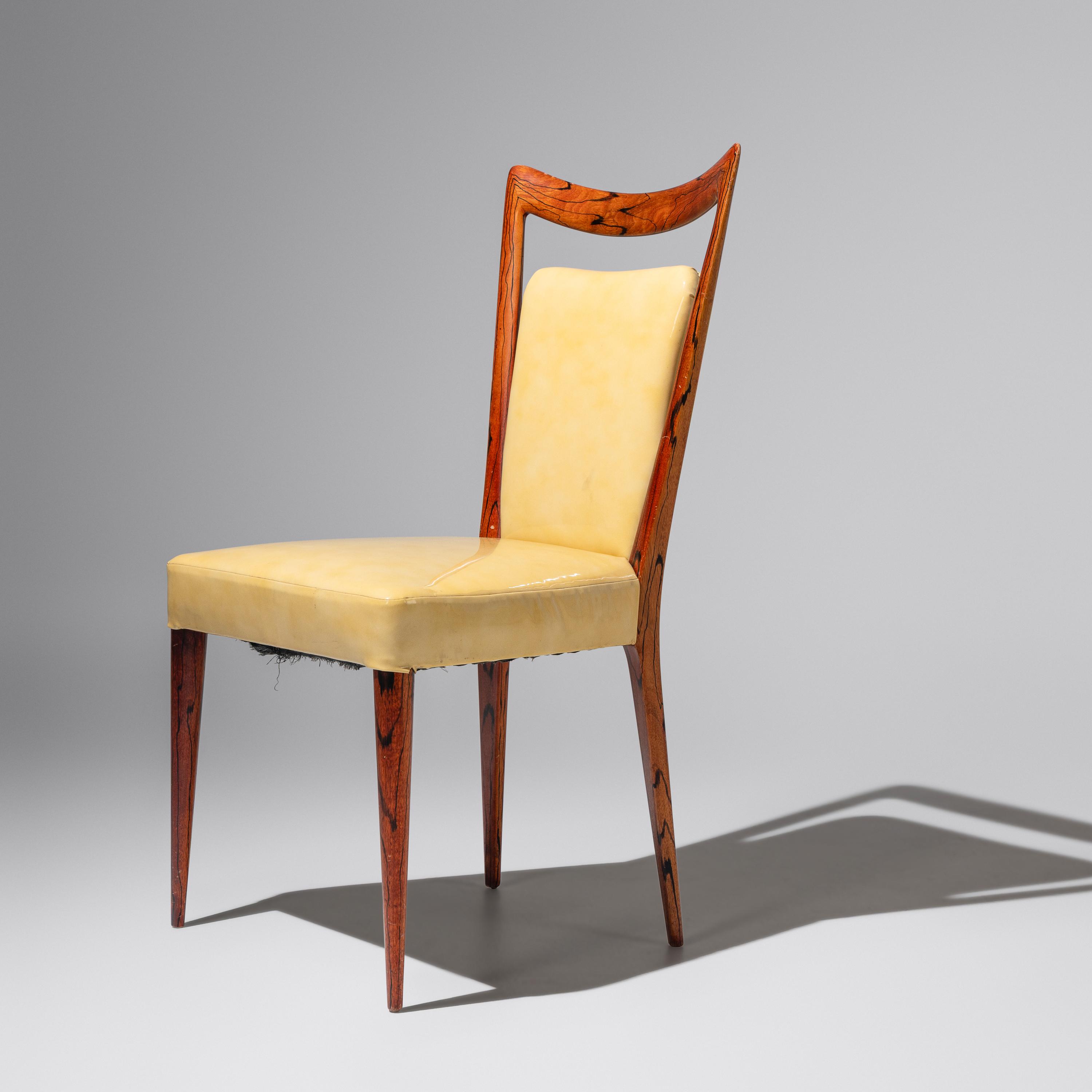 Melchiorre Bega (Italian, 1898–1976) — Dining Chairs, set of four, c. 1950