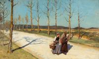 Grande Route, Fontainebleau , 1889