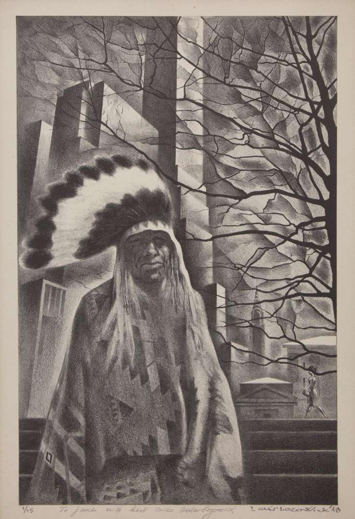 Louis Lozowick (American/Ukrainian, 1892–1973) - Native Ground
