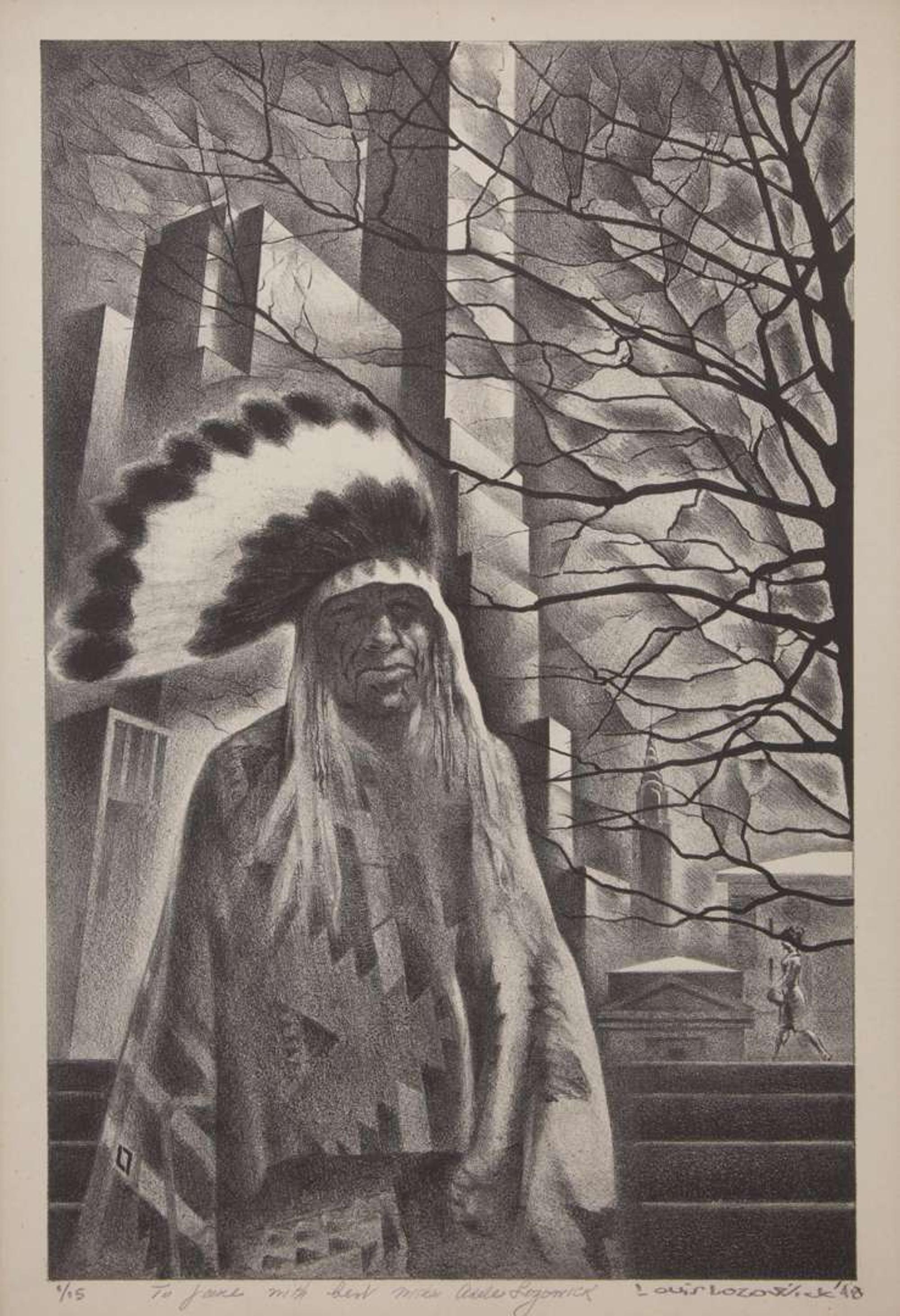 Louis Lozowick (American/Ukrainian, 1892–1973) - Native Ground