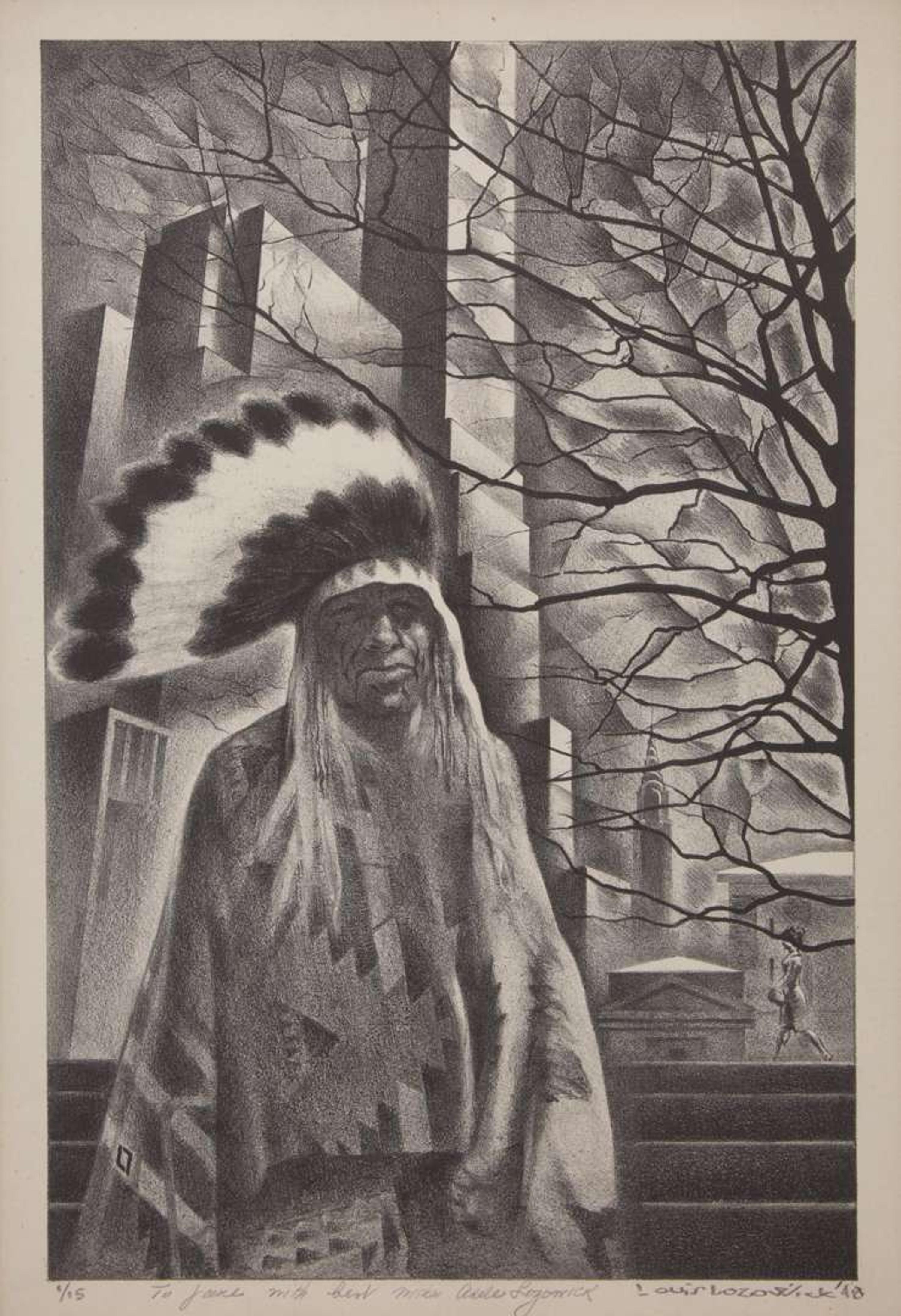 Louis Lozowick (American/Ukrainian, 1892–1973) - Native Ground
