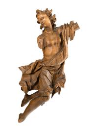 A Continental Carved Wood Figure