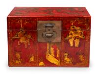 A Chinese Export Lacquer Chest