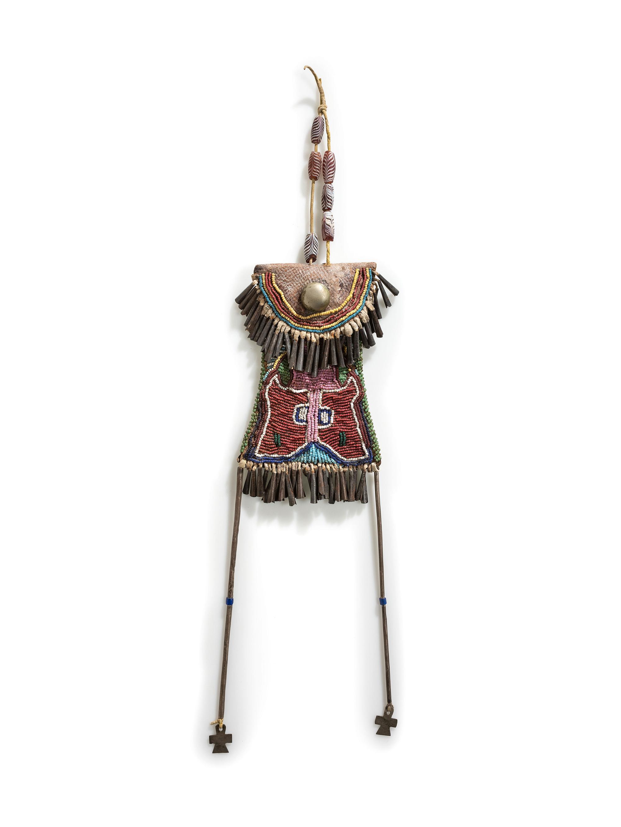 Kiowa Beaded Strike-a-Light Bag