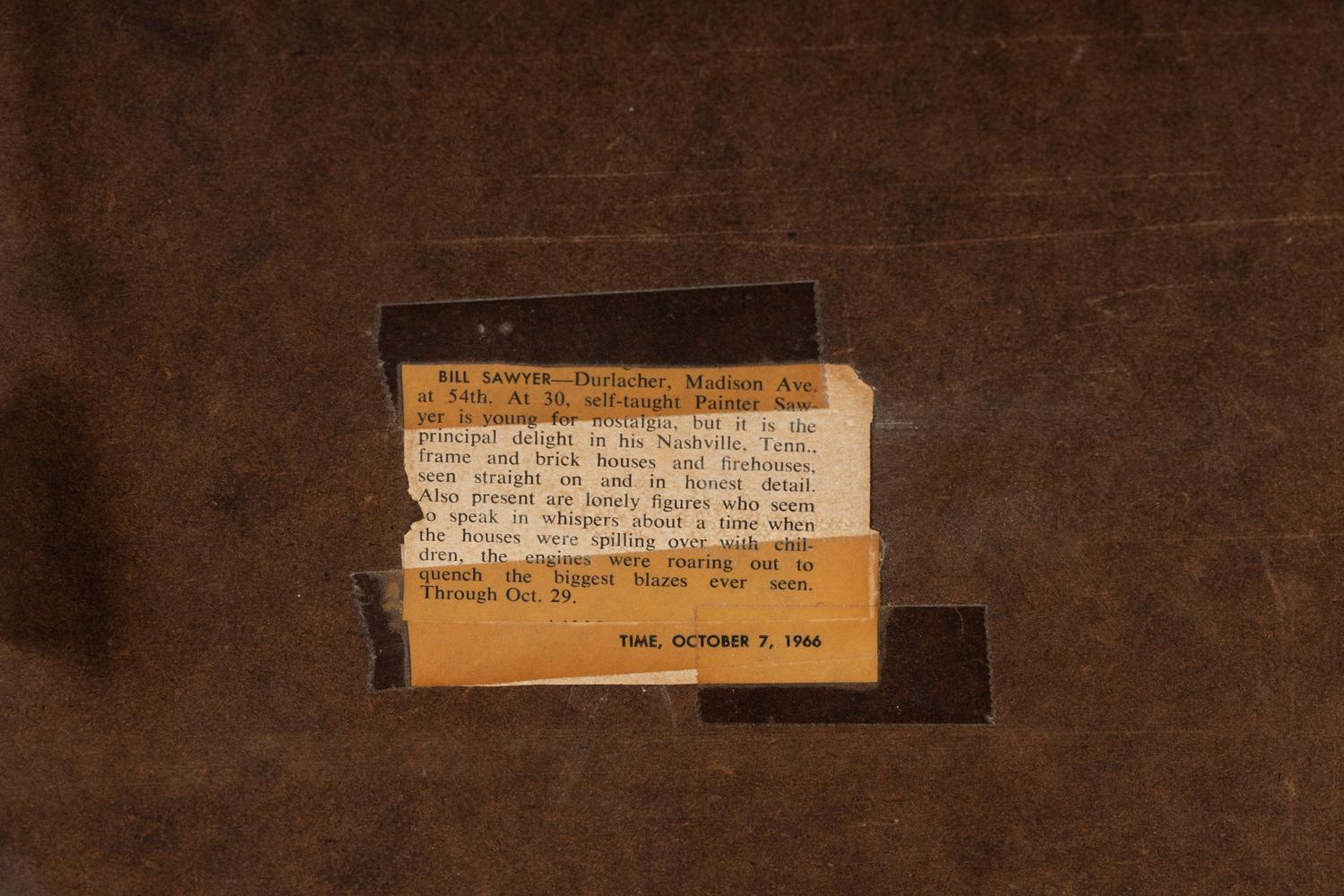 Mister, will you come back?, c. 1966