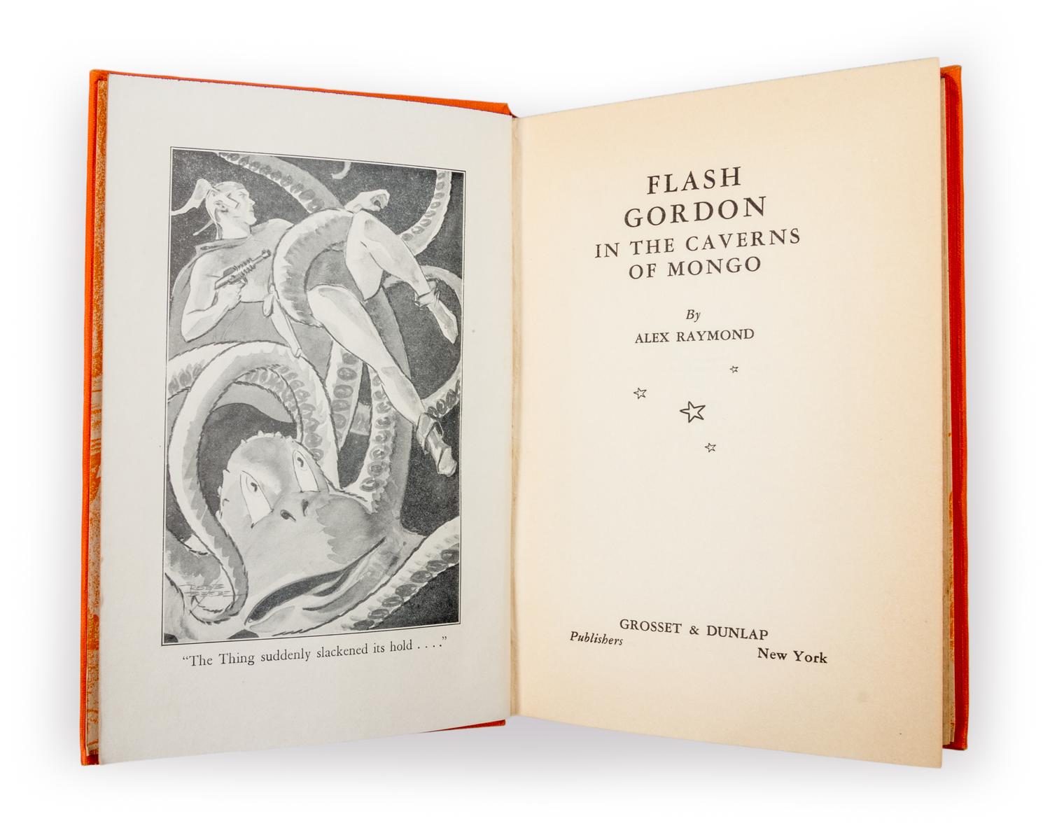 RAYMOND, ALEX. Flash Gordon in the Caverns of Mongo. New York, 1936. First edition.