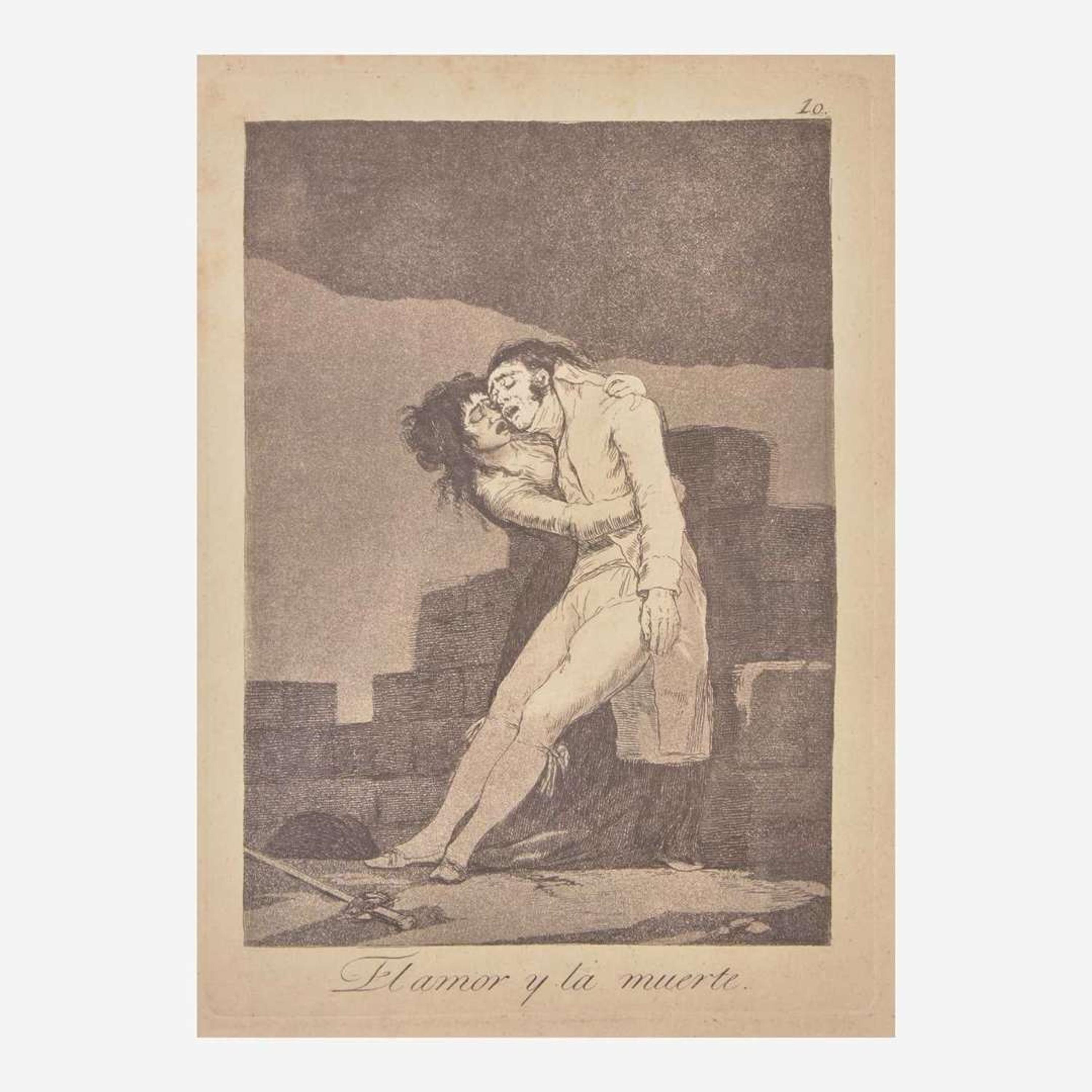Francisco Goya (Spanish, 1746–1828) Porque Esconderlos from 'Los Caprichos' (Plate 30); together with three Companion Pieces from 'Los Caprichos'