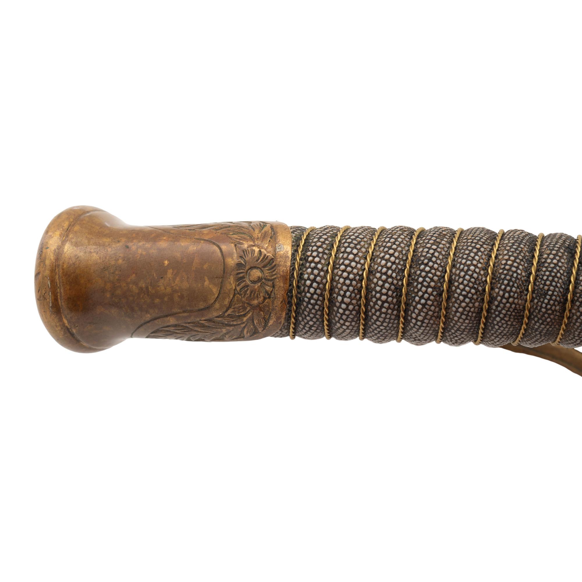US Model 1850 Foot Officer's Sword Inscribed to CHT - Charles H. Tobey of the 58th Mass Volunteers - WIA at Spotsylvania and Petersburg, POW Petersburg