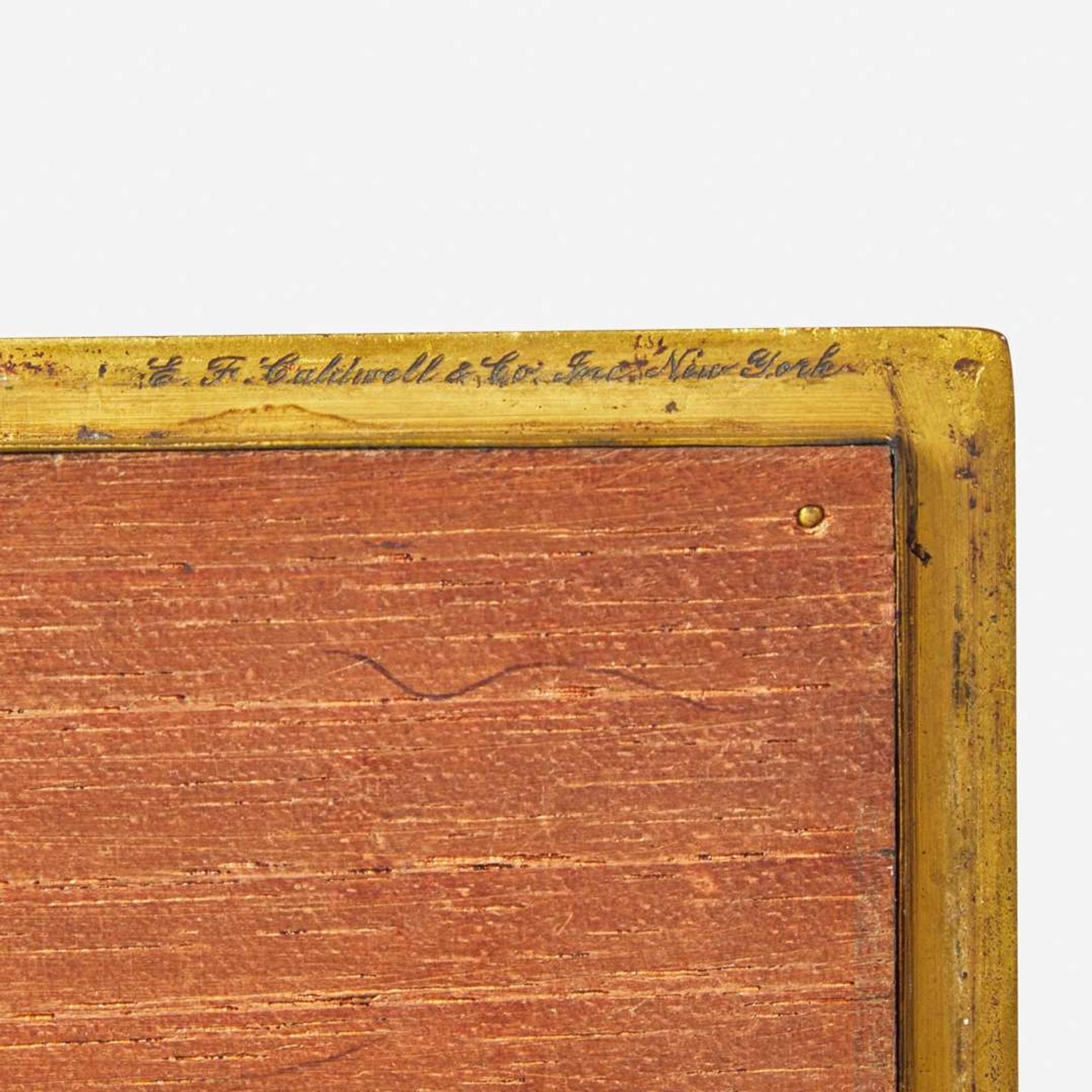 A gilt bronze and enamel box Edward F. Caldwell & Co. (active 1895-1959), New York, NY, early 20th century