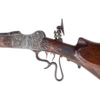 **Highly Embellished Schuetzen Rifle by Jos. Ofenstein of Aschaffenburg