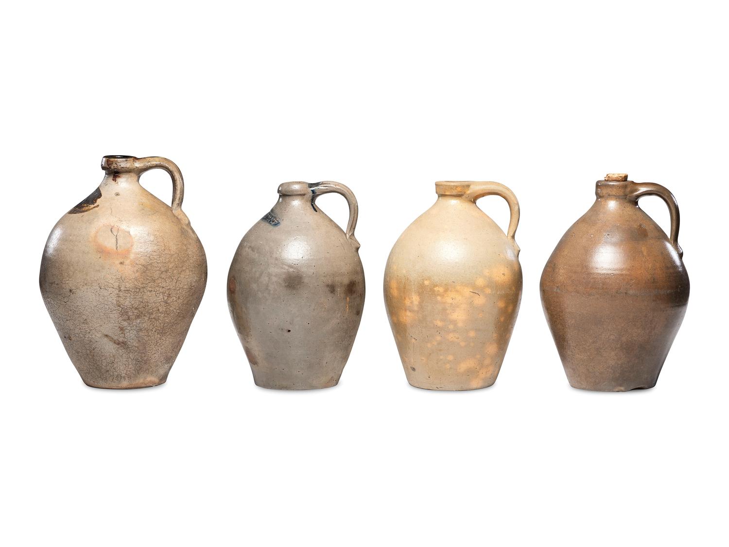 Four Stoneware Jugs