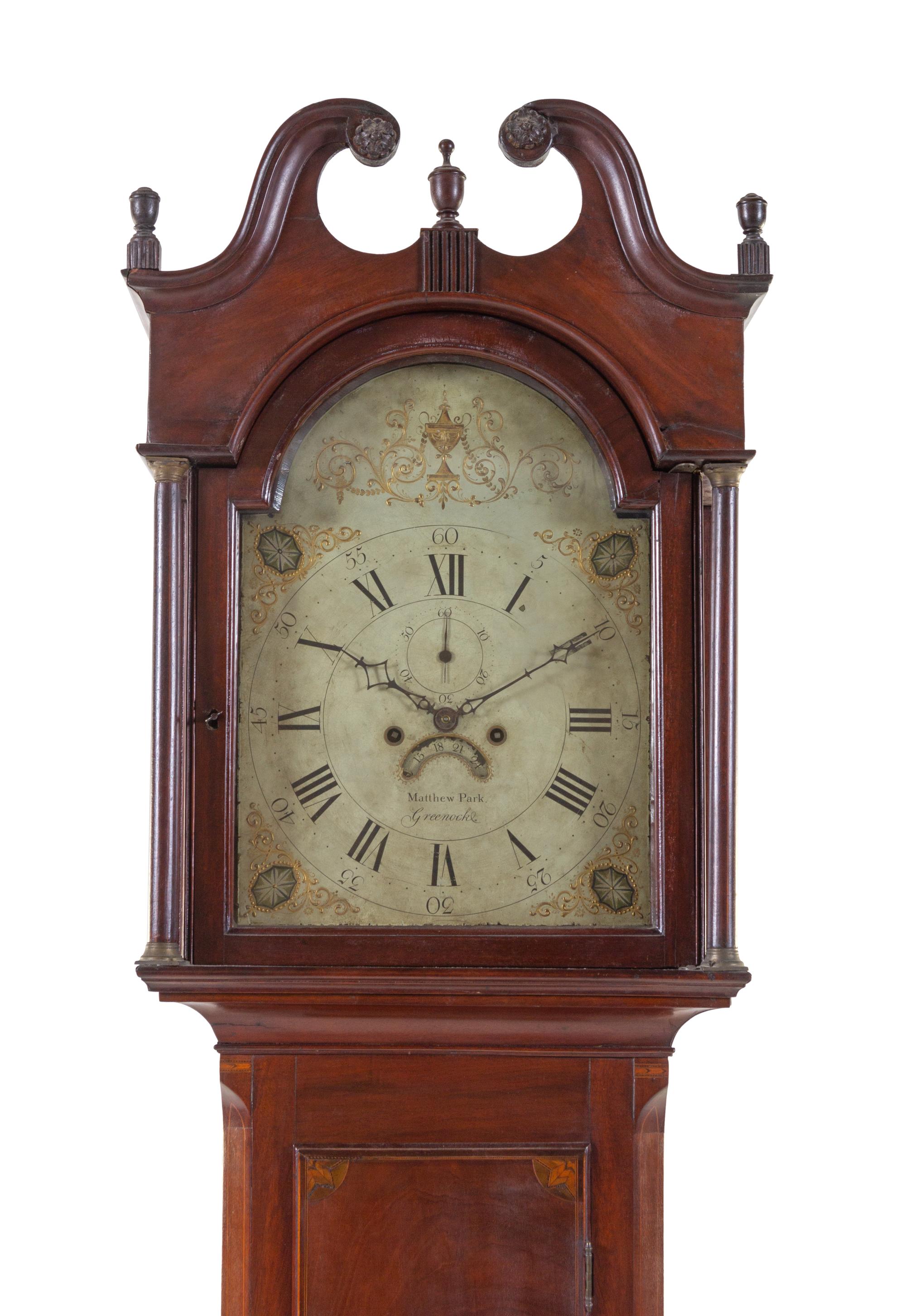 A Scottish George III Mahogany Tall Case Clock
