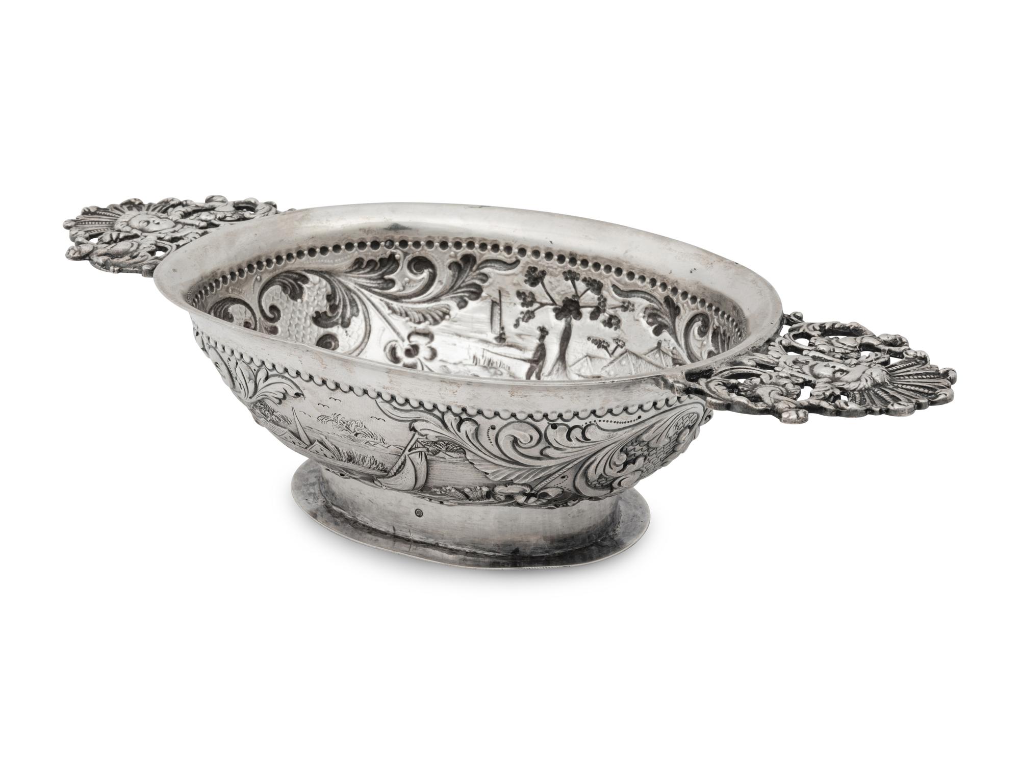 A 20th Century Dutch Silver Bowl