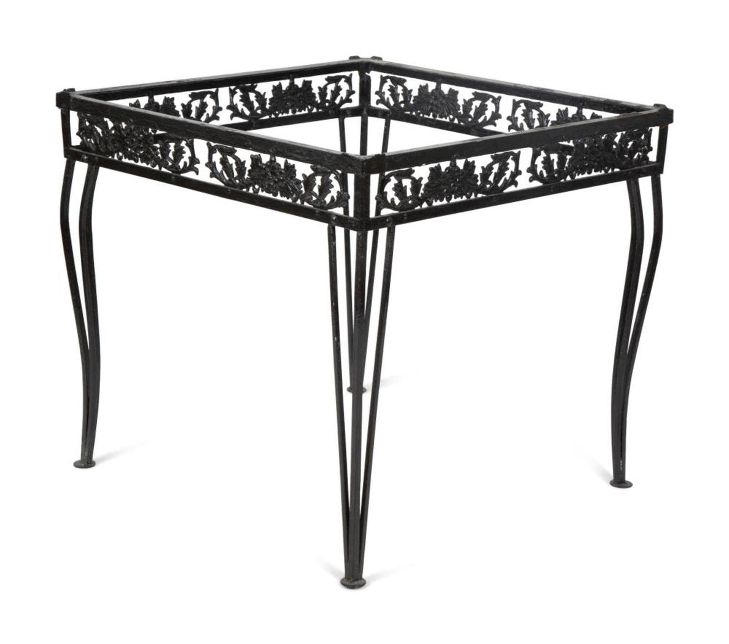 A Pair of Salterini Wrought Iron Armchairs