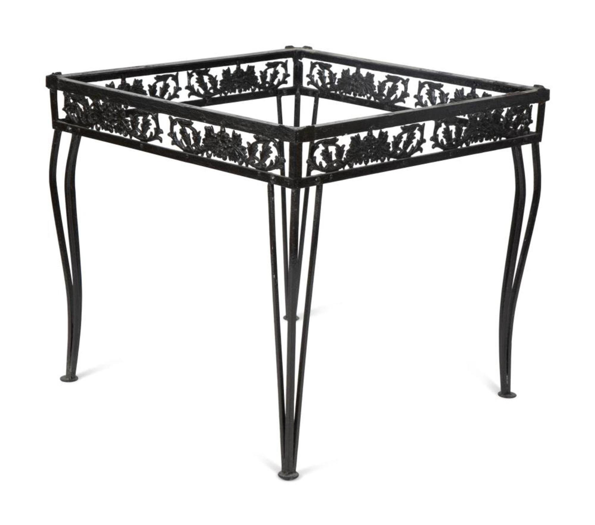 A Pair of Salterini Wrought Iron Armchairs