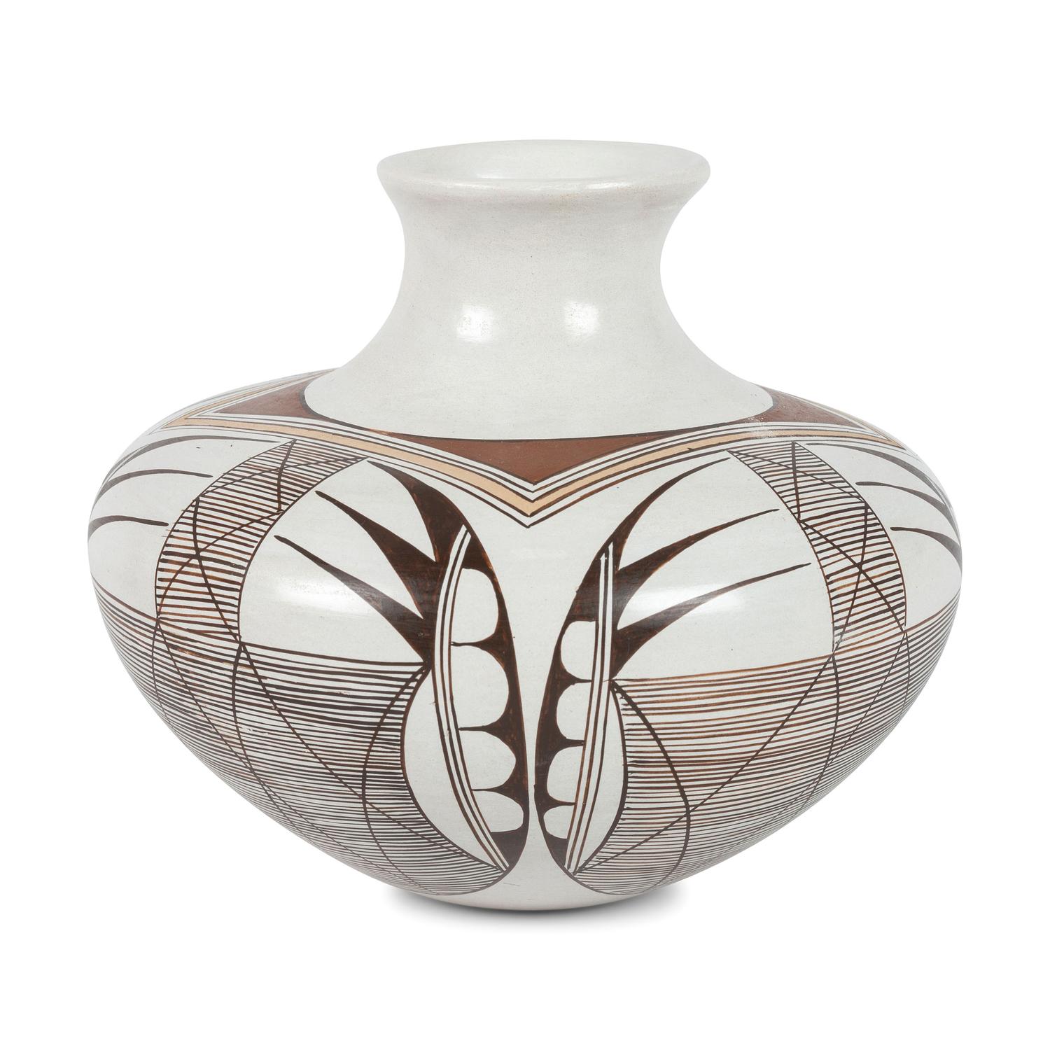 Polychrome Pottery Seed Jar