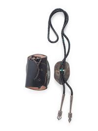 Navajo Silver and Turquoise Bolo Tie AND Ketoh