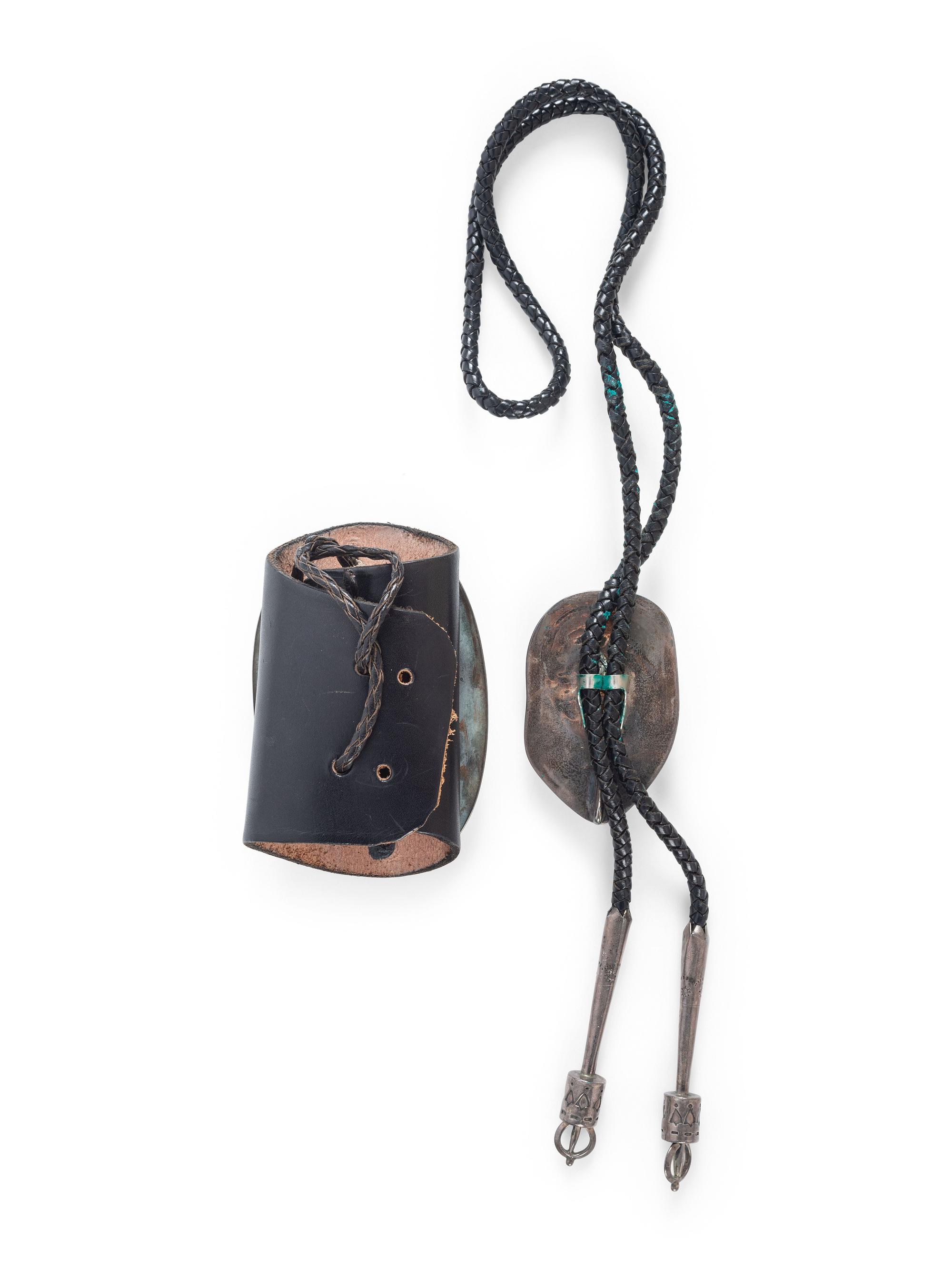 Navajo Silver and Turquoise Bolo Tie AND Ketoh
