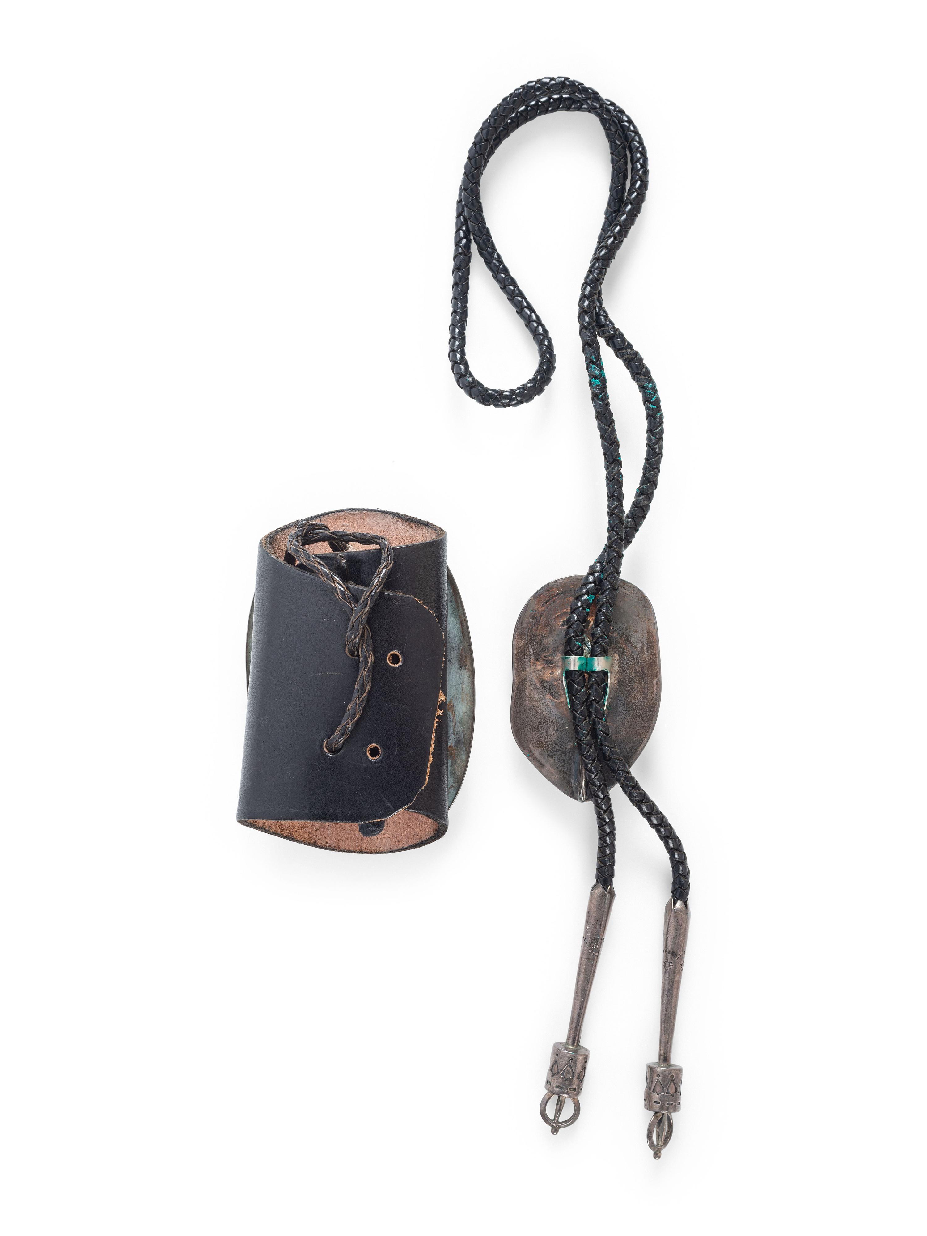 Navajo Silver and Turquoise Bolo Tie AND Ketoh