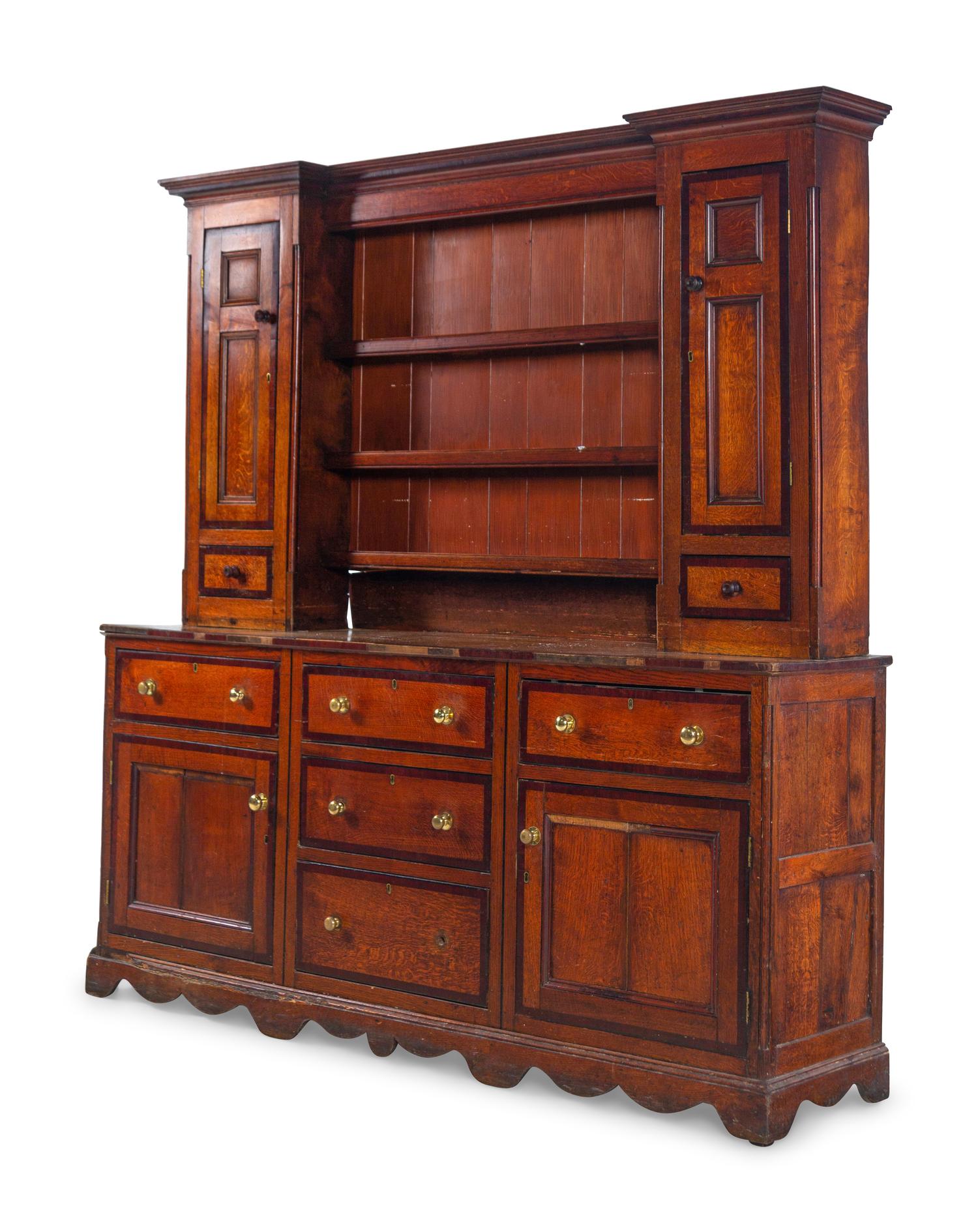 A George III Oak Welsh Dresser