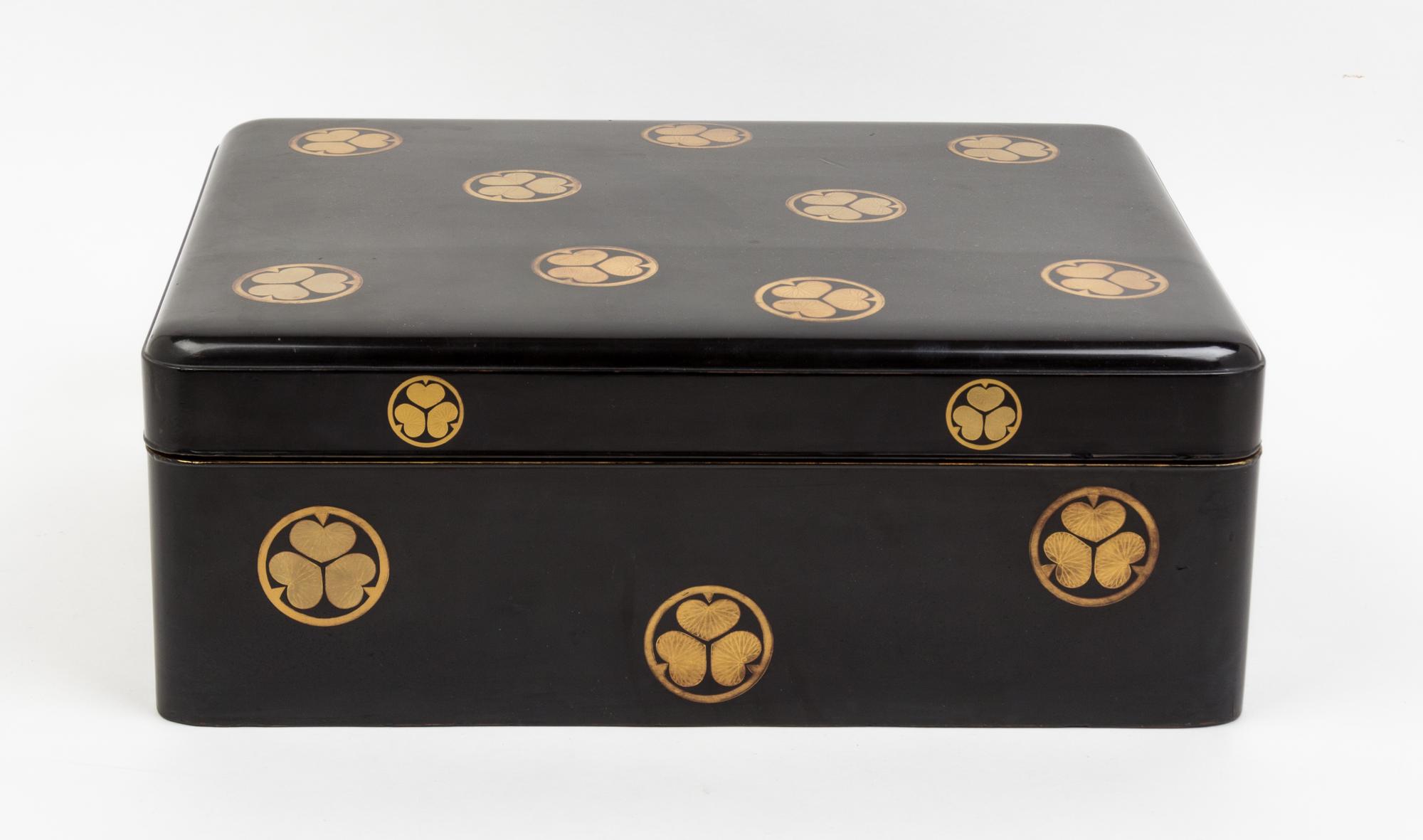 A Japanese Lacquer Box and Cover Width 19 inches. — 20TH CENTURY