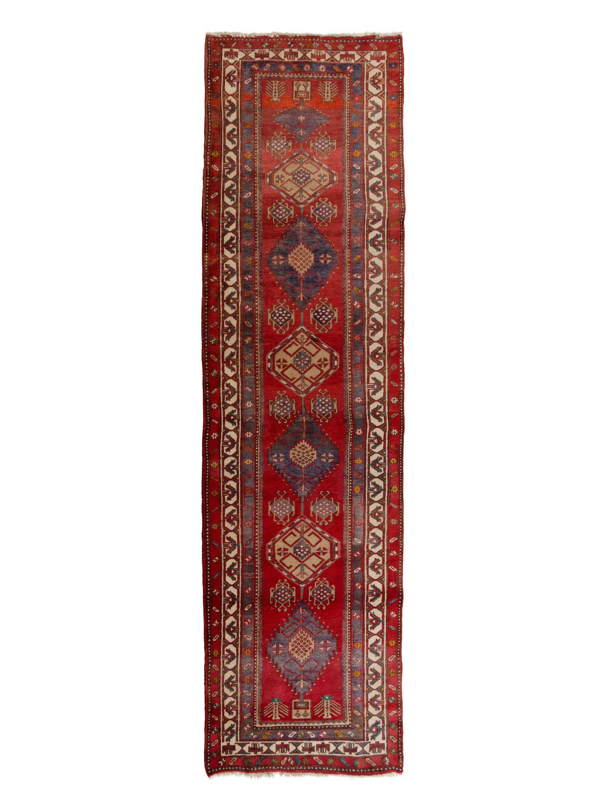 A Heriz Wool Runner