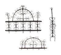 Three Spanish Wrought Iron Ornamental Racks