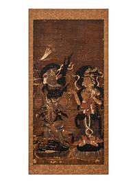 A Set of Six Japanese 'Buddhist' Paintings