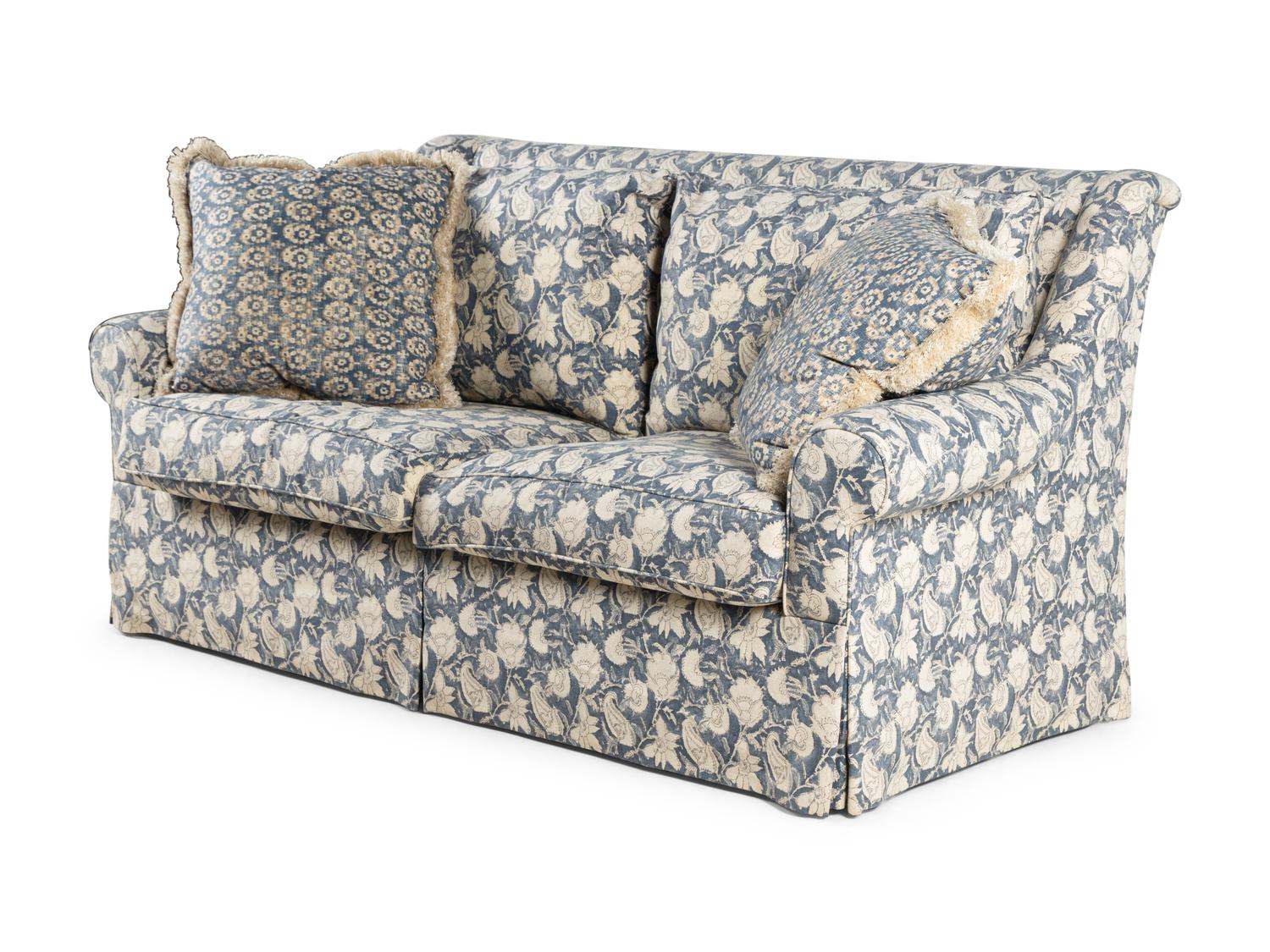 A JJ Custom Two-Seat Sofa