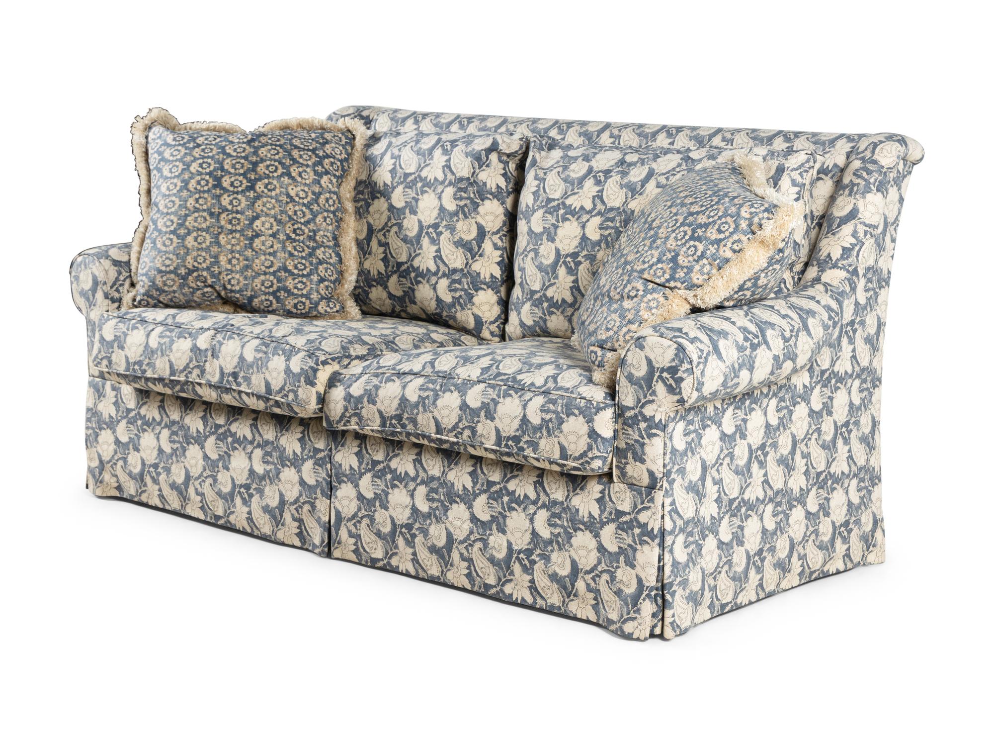 A JJ Custom Two-Seat Sofa