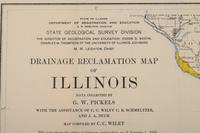 Drainage Reclamation Map of Illinois . [Springfield, IL?]: State of Illinois, State Geological Survey Division, 1928.