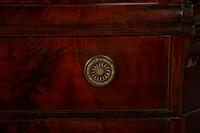A Dutch Neoclassical Crotch Mahogany Linen Press — LATE 18TH CENTURY