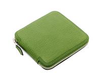 An Hermes Vert Togo Silky Pop Tote, 12" x 11" x 5".
