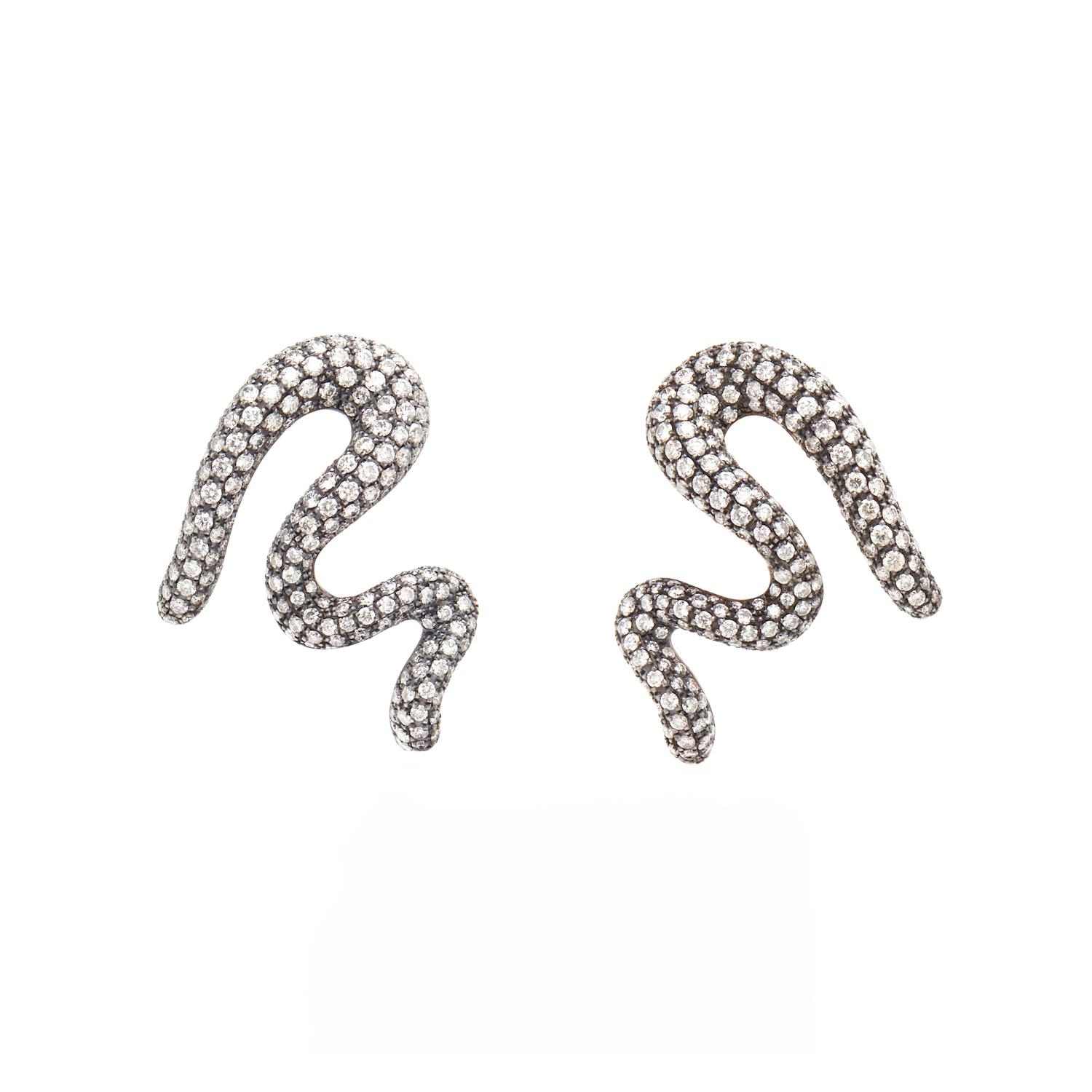 LUZ CAMINO, DIAMOND AND RUBY CONVERTIBLE EARRINGS