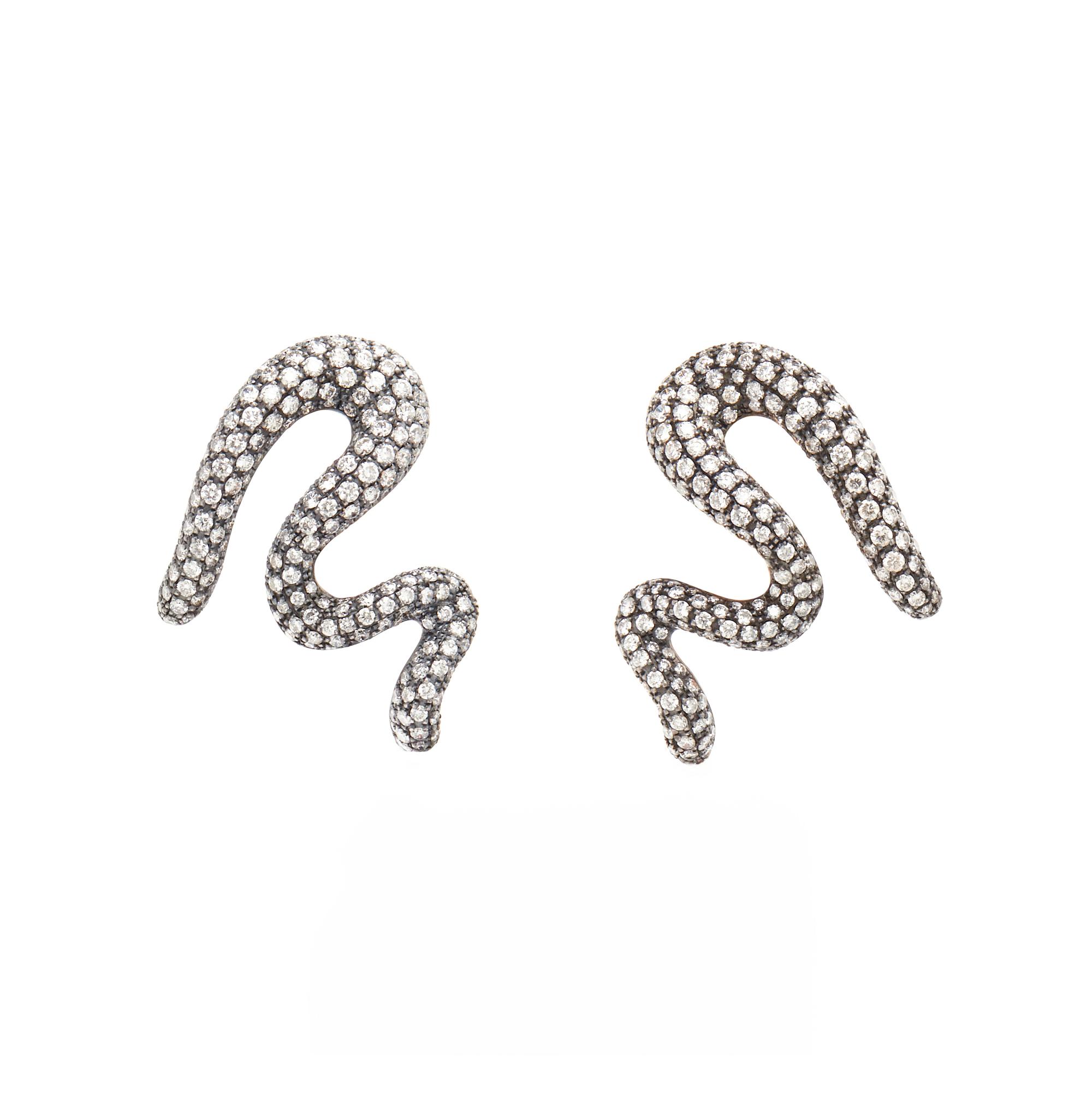 LUZ CAMINO, DIAMOND AND RUBY CONVERTIBLE EARRINGS
