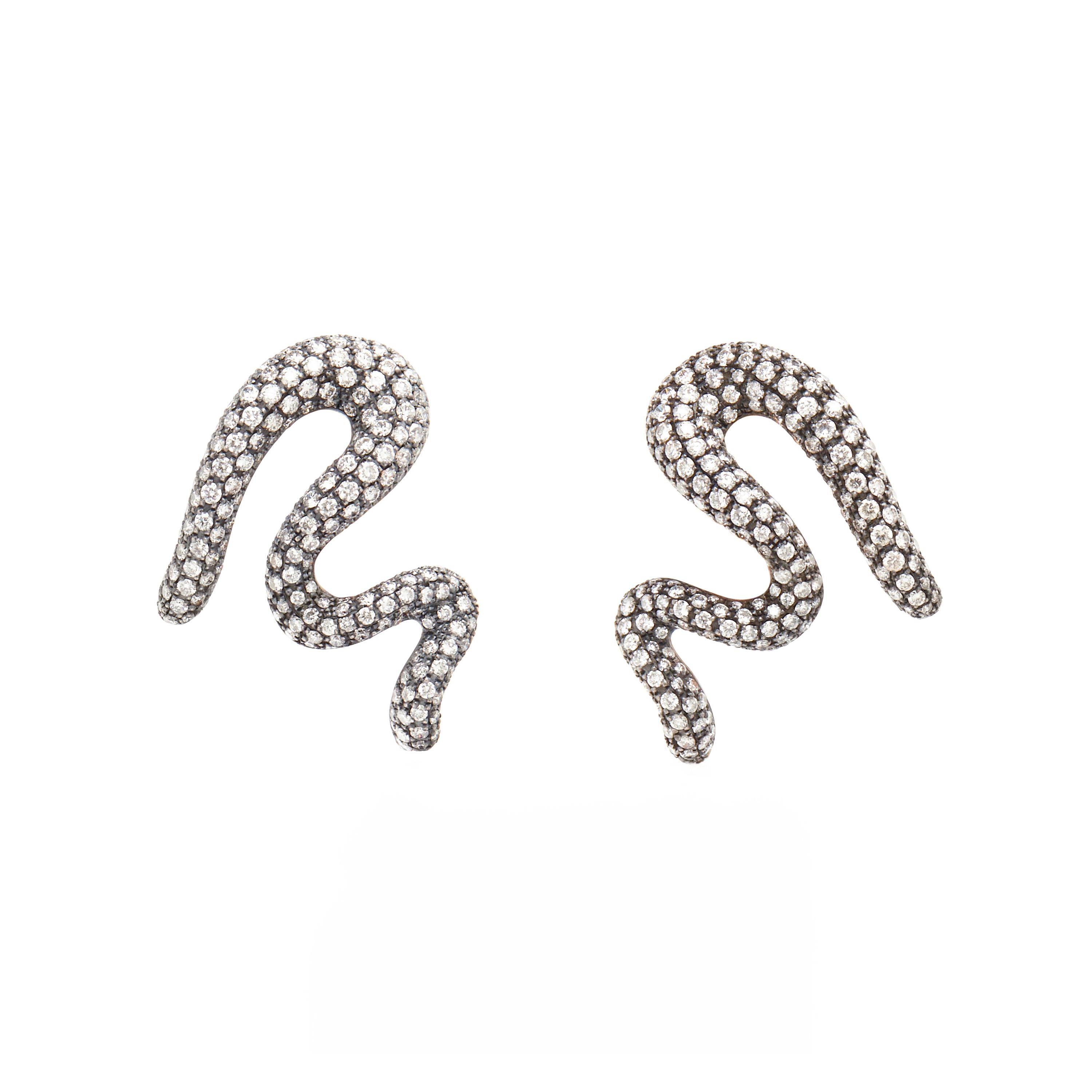 LUZ CAMINO, DIAMOND AND RUBY CONVERTIBLE EARRINGS