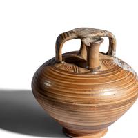 A Mycenaean Painted Terracotta Stirrup Jar