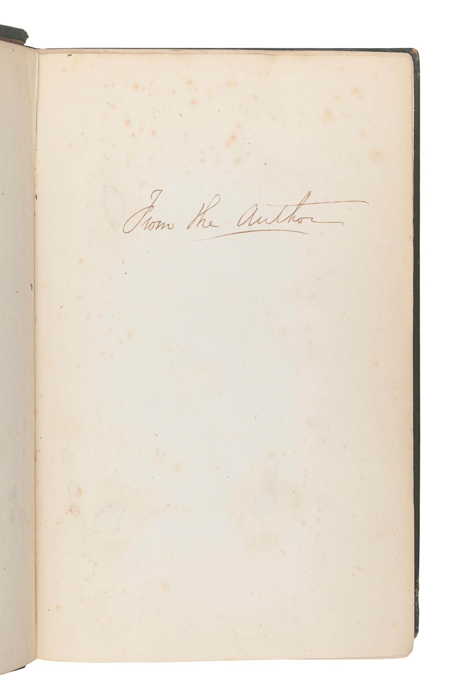 DARWIN, Charles (1809-1882). The Expression of the Emotions in Man and Animals . John Murray, 1872.