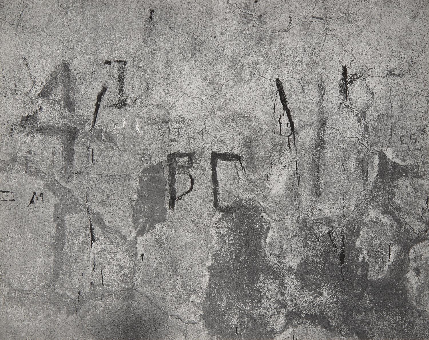 New York, 1945 and Torn Sign , 1946 (two works)