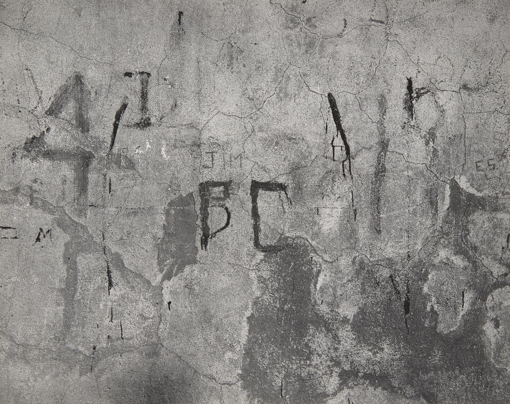 New York, 1945 and Torn Sign , 1946 (two works)