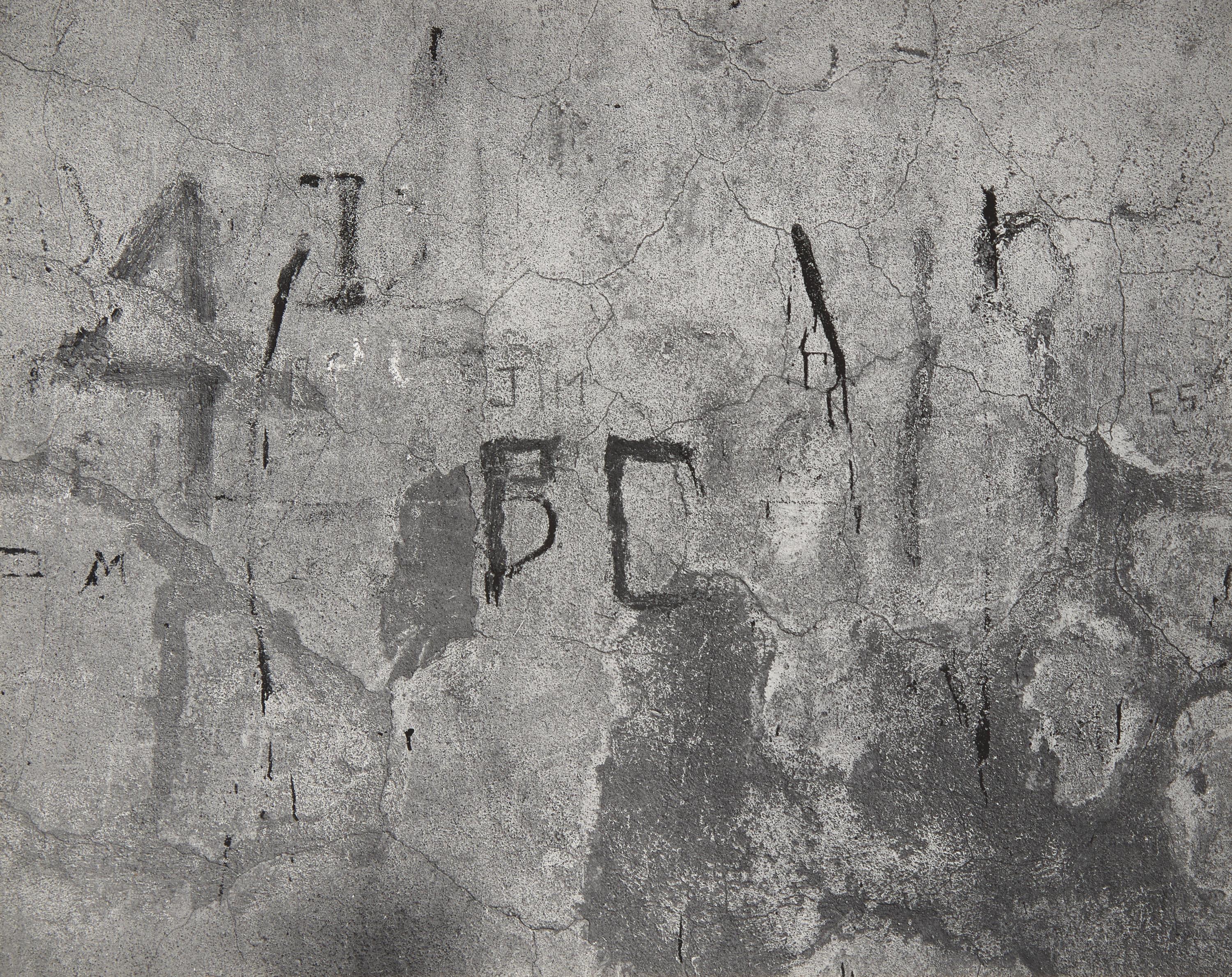 New York, 1945 and Torn Sign , 1946 (two works)