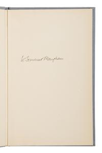 Maugham, W. Somerset (1874-1965). Of Human Bondage. With a Digression on the Art of Fiction. An Address by W. Somerset Maugham . Washington: U.S. Government Printing Office, 1946.