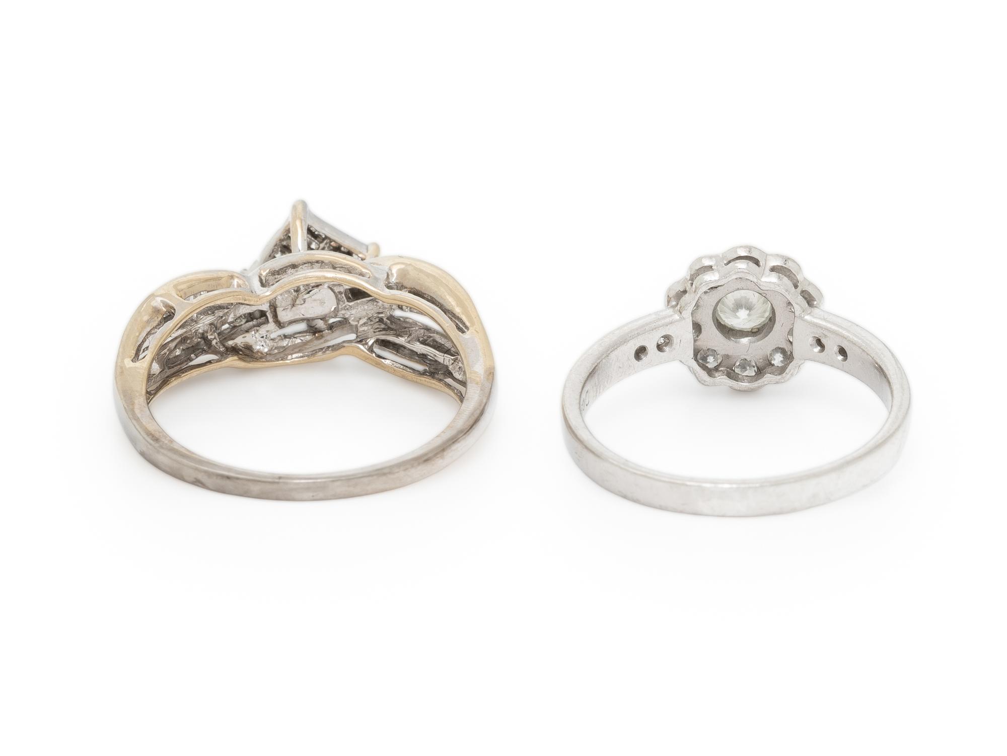 COLLECTION OF DIAMOND RINGS